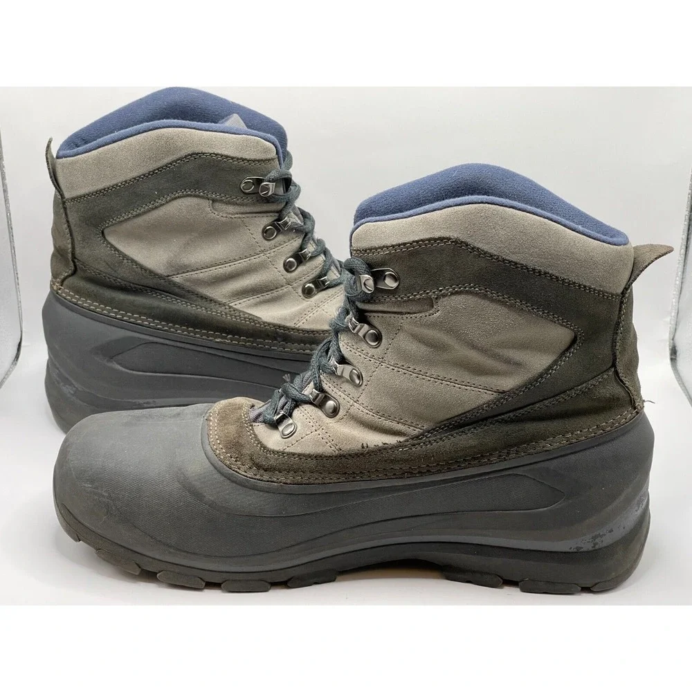 Sorel Cold Mountain Men's Hiking Winter Boots Size 14 Thinsulate Beige‎ Suede